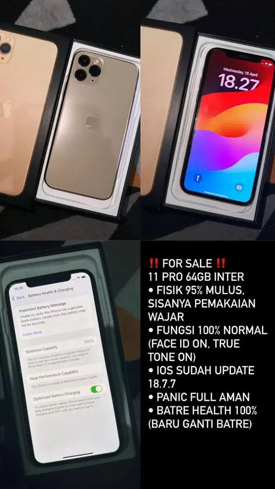 IPHONE 11 PRO 64GB INTER