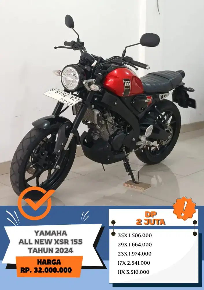 YAMAHA NEW XSR 155 TAHUN 2024