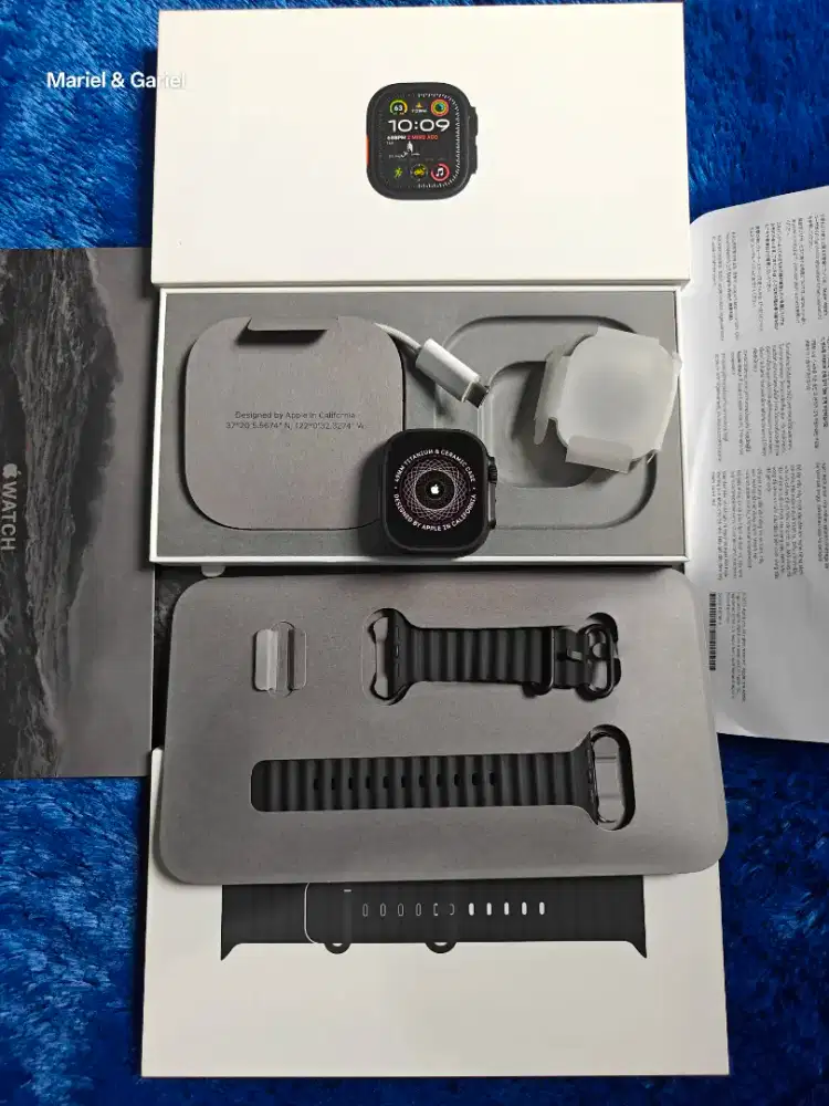 Apple Watch iWatch Ultra 2 iBox Black Titanium 49mm 2025 Fullset Ori