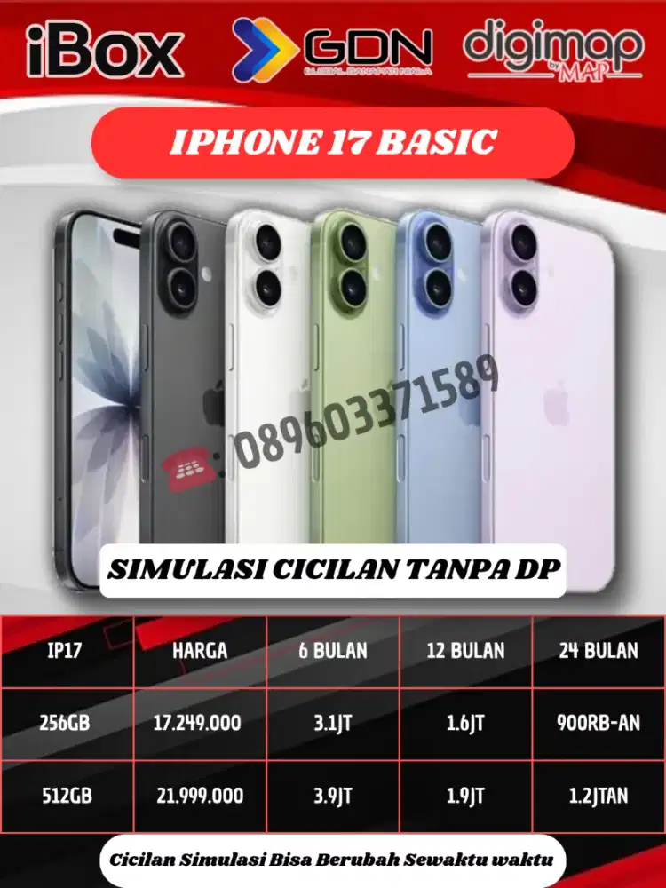 Cicilan iPhone 17 Basic Cukup KTP | Home Credit