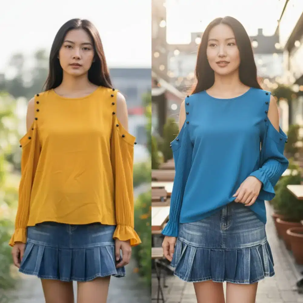 Blouse lengan panjang / preloved