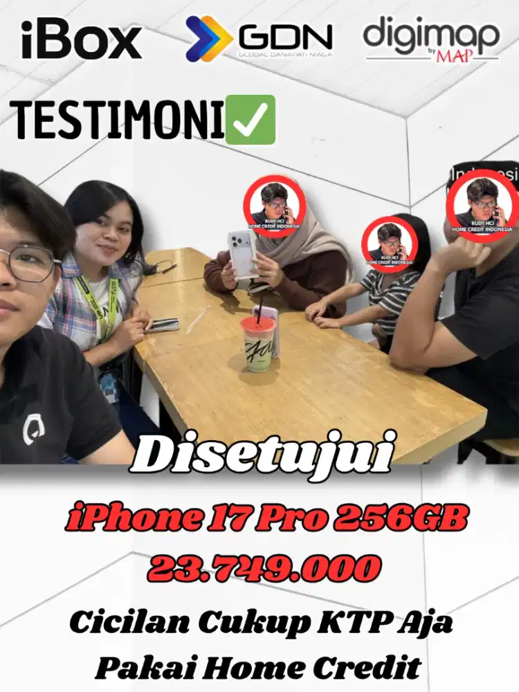 Cicilan iPhone 17 Pro Cukup KTP | Home Credit