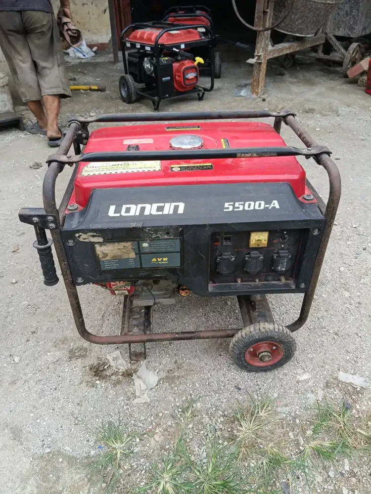 Jual Mesin Genset Loncin 4500WATT Kondisi Mulus Siap Pakai