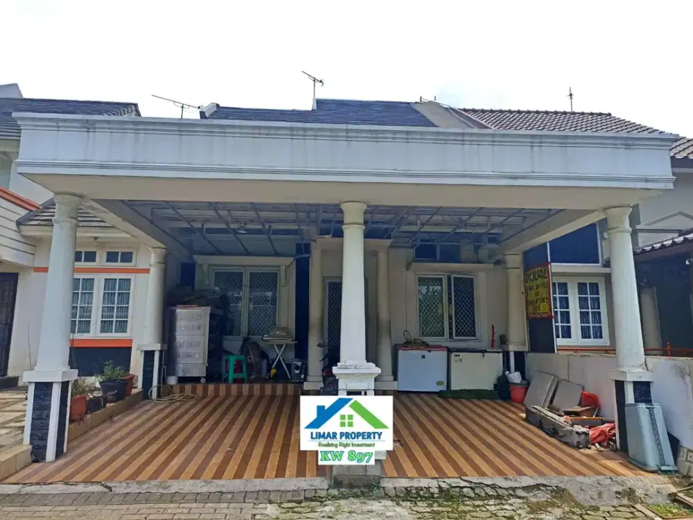 Rumah 1,5 Lantai Siap Huni dan Strategis di Legenda Wisata Cibubur