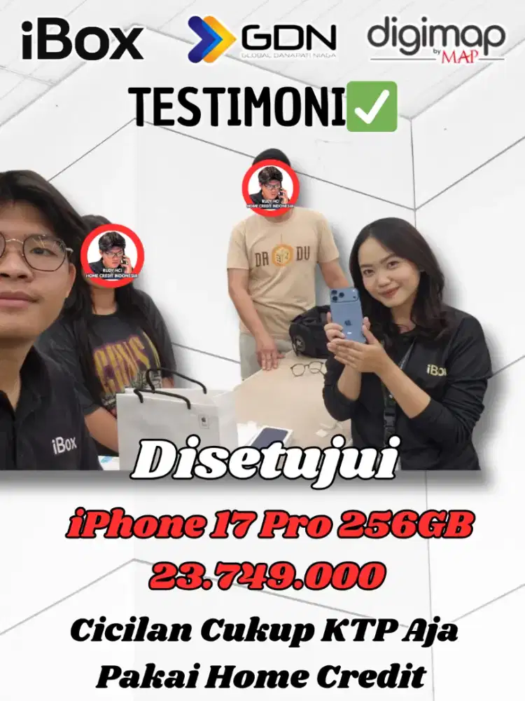 Cicilan iPhone 17 Promax Cukup KTP | Home Credit