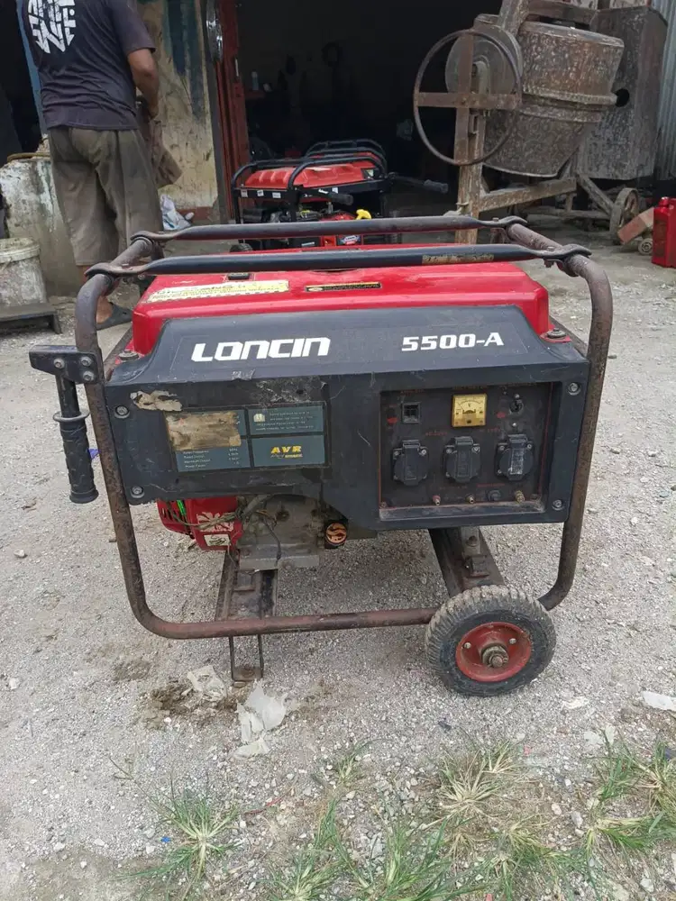 Jual Mesin Genset Loncin 4500WATT Kondisi Gress
