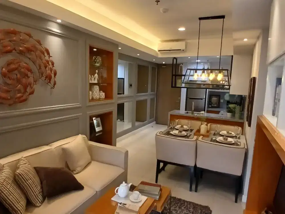 Dijual Goldcoast apartment Unit Honolulu lantai lowzone 2BR - 68 m2 Brand new full furnished lengkap  & bagus.