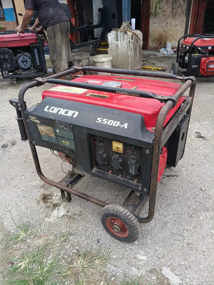 Jual Mesin Genset Second Merk Loncin 4500WATT Termurah