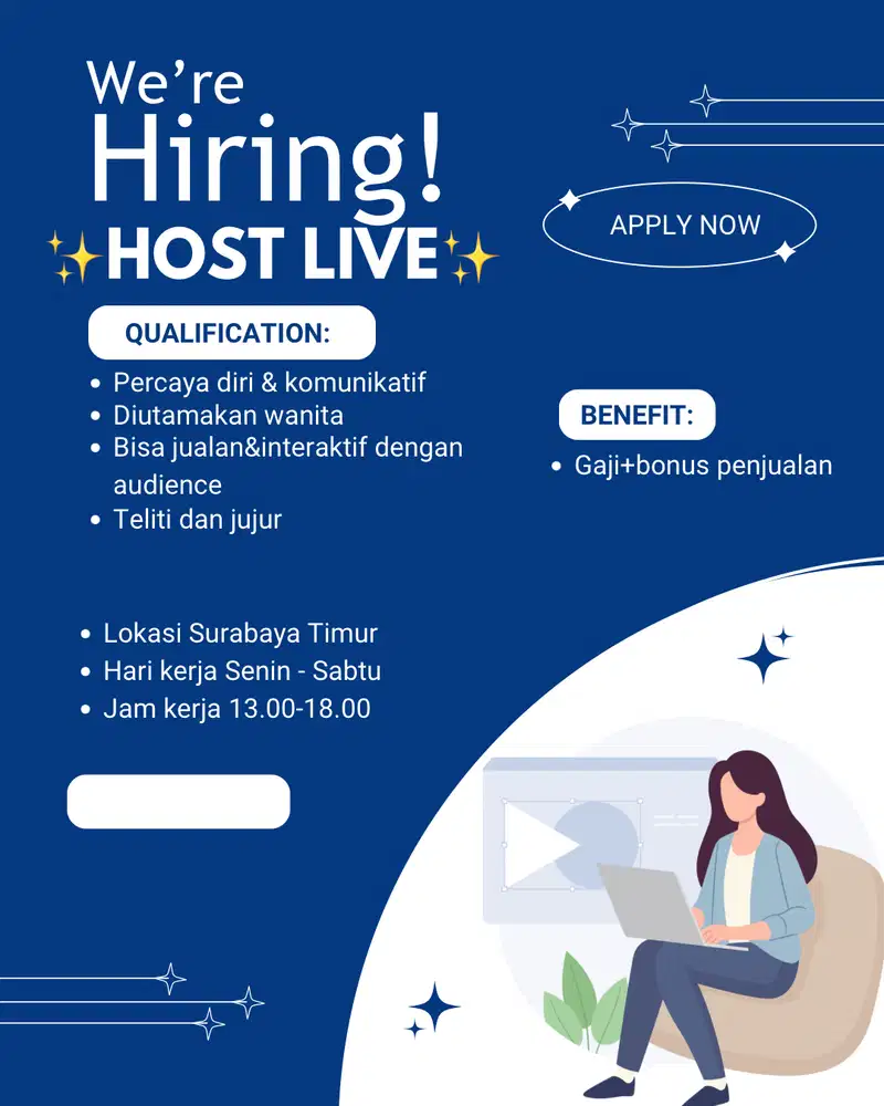 HOST LIVE SHOPEE