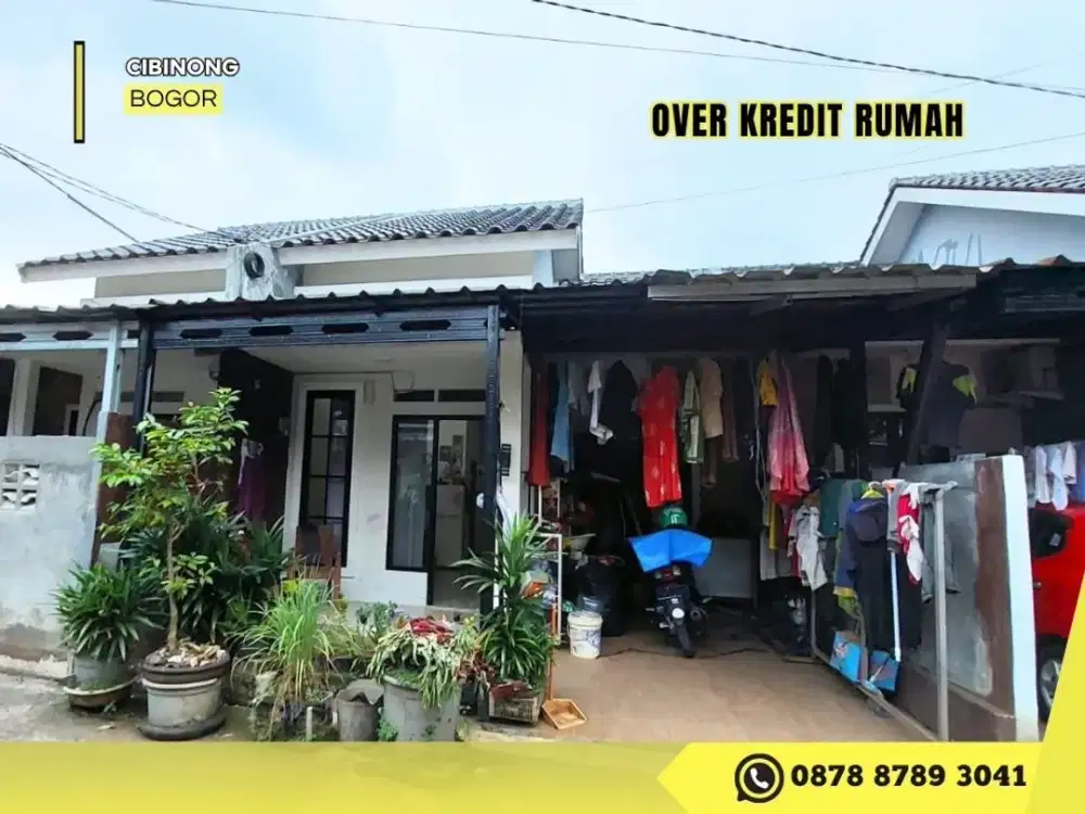 Rumah Over Kredit 69JT sisa 10THN LG di Cibinong Bogor dkt Tol