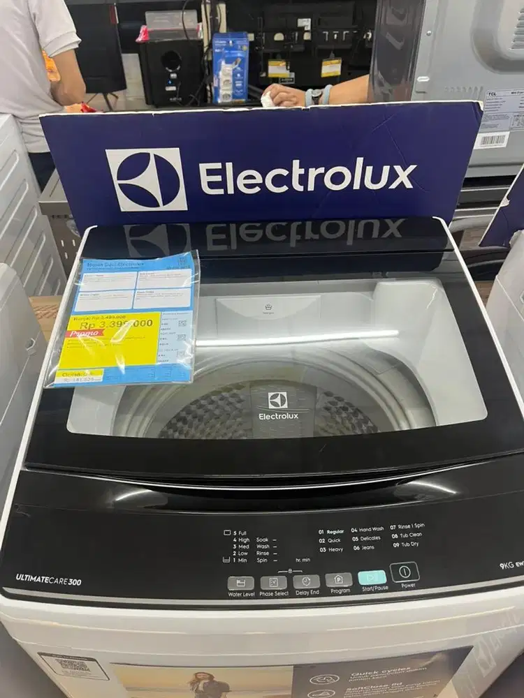 MESIN CUCI ELECTROLUX 9kg CICILAN KREDIVO ERABLUE CEGER