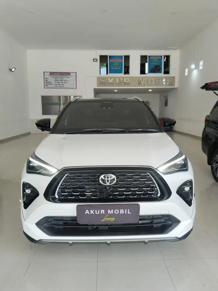 LOW KM! YARIS CROSS HYBRID TSS CVT 2023 PUTIH SIAP PAKAI KREDIT MUDAH