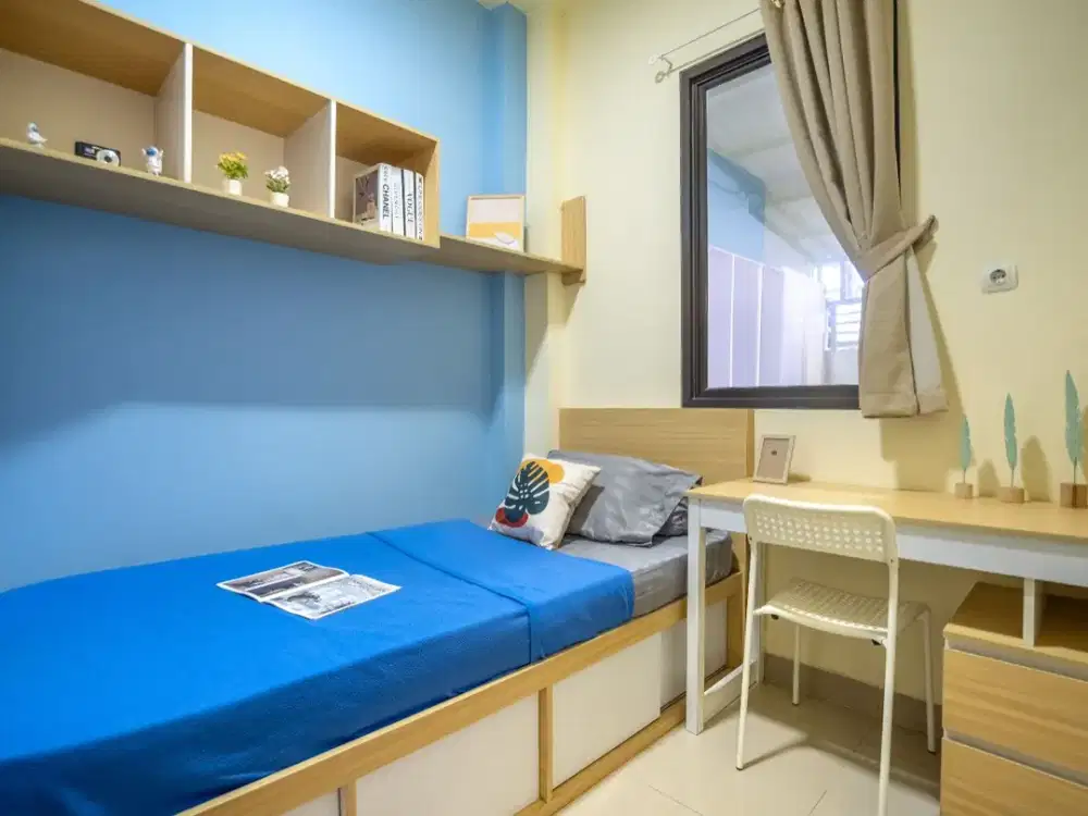 Sewa Kost Kamar Jendela AbdiHome Abdi Syahdan Residence Dekat Binus Syahdan dan Binus Anggrek - Palmerah