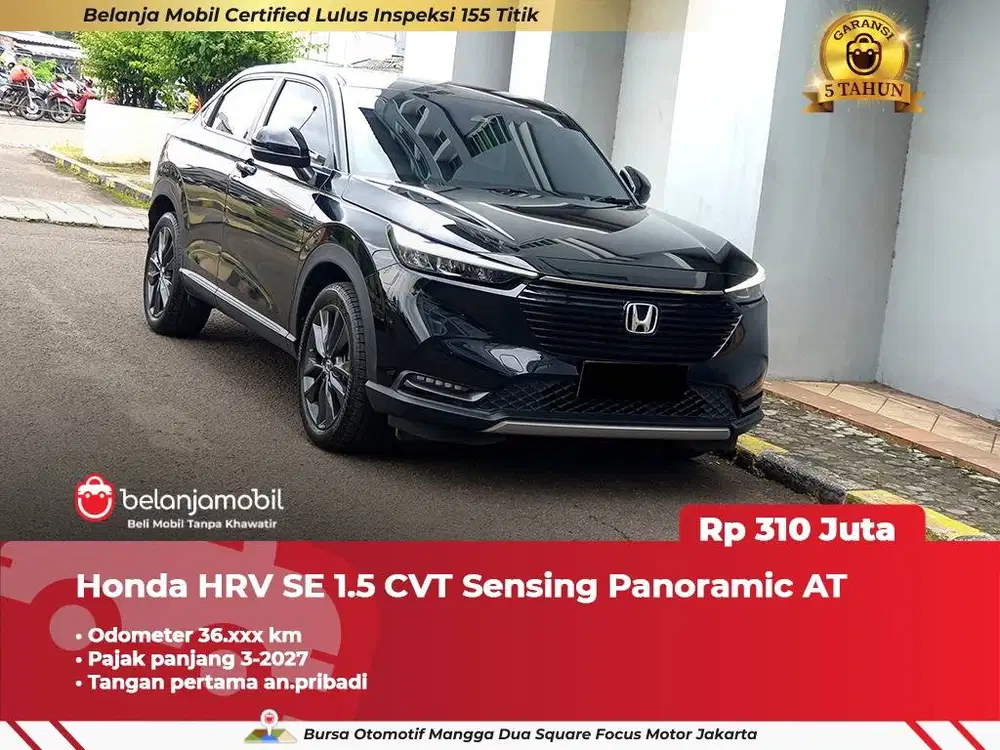 [ GARANSI 5TH ] Honda HRV HR-V HR V SE 1.5 Sensing Panoramic 2023 2024