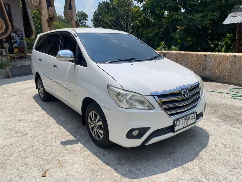 Toyota Kijang Innova 2.5 G 2015 plat AG Yani mobil bekas sekoto kediri