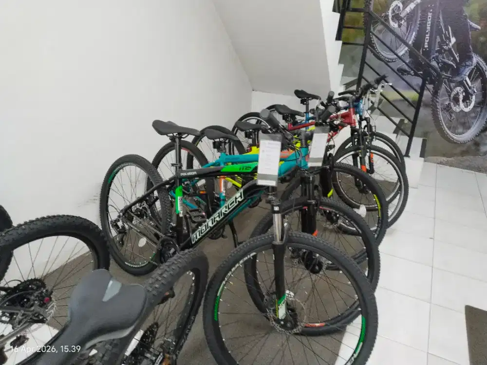 Sepeda Polygon, resmi. Cicilan murah tanpa DP, Syarat cukup KTP saja