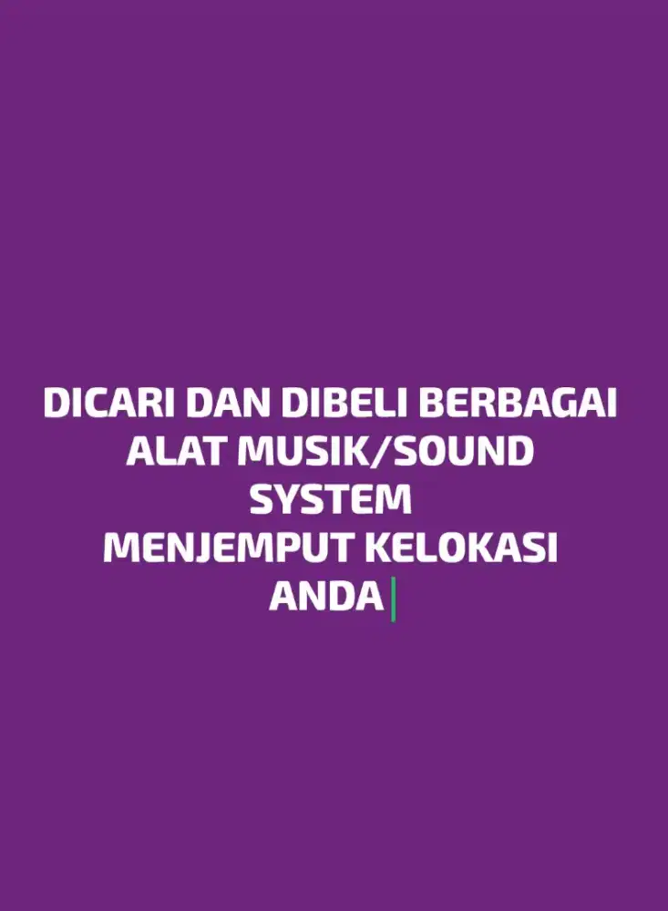 DIBELI ALAT MUSIK