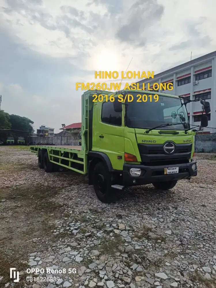 HINO LOHAN FM260JW ASLI LONG 6X4 LOAD BAK TRONTON ISTIMEWA SEKALI