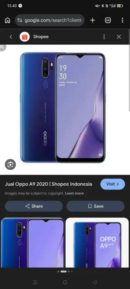 Oppo A9 2020 gass belii
