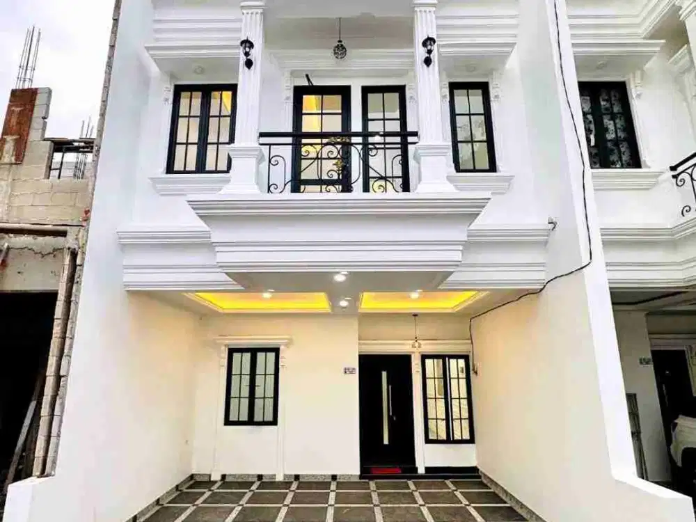 Rumah Baru Modern Classic Rooftop Di Tanah Baru Depok