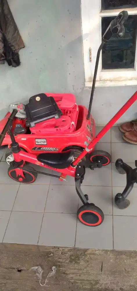 Mobil, stroller, sepeda