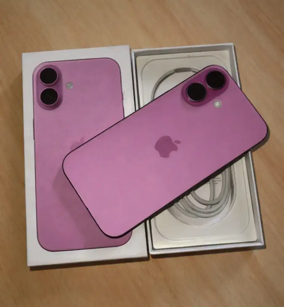 Iphone 16 128GB IBOX warna pink