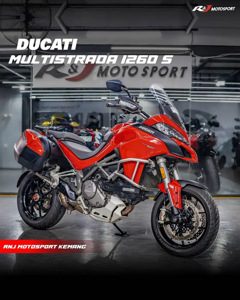 Ducati Multistrada 1260 Knalpot Termignoni Titanium NIK 2019 Merah odo