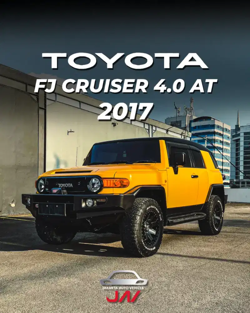 TOYOTA FJ CRUISER 4.0 AT 2017 / LOW ODO / MINT CONDITION