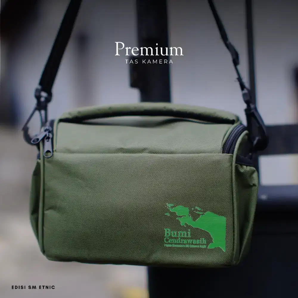 [New] Tas Kamera Etnik Premium Papua Nusantara