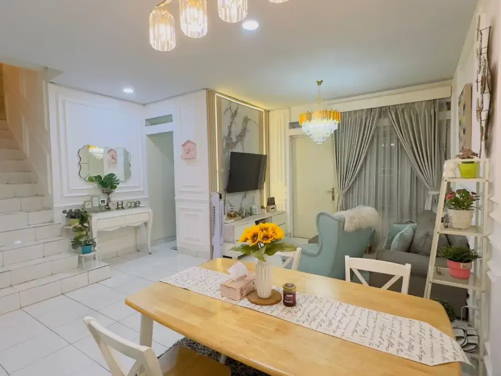 Rumah Cantik 2 Lantai Full Furnished di Cluster Fluora Talaga Bestari – Siap Huni, Lokasi Nyaman!