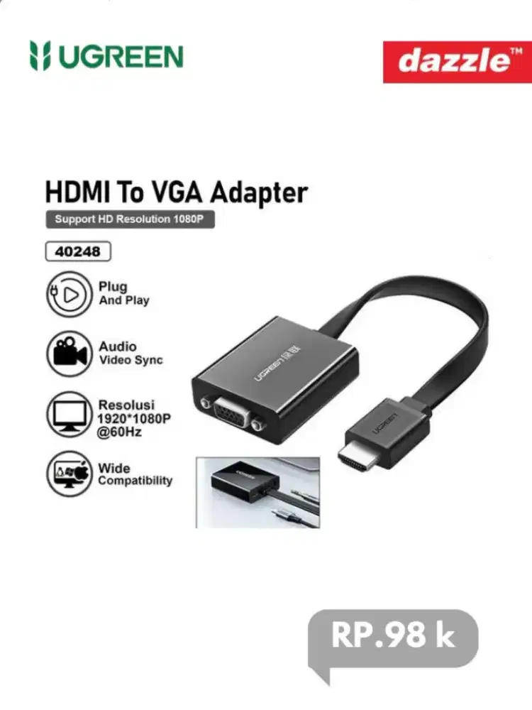 HDMI to VGA adapter ugreen
