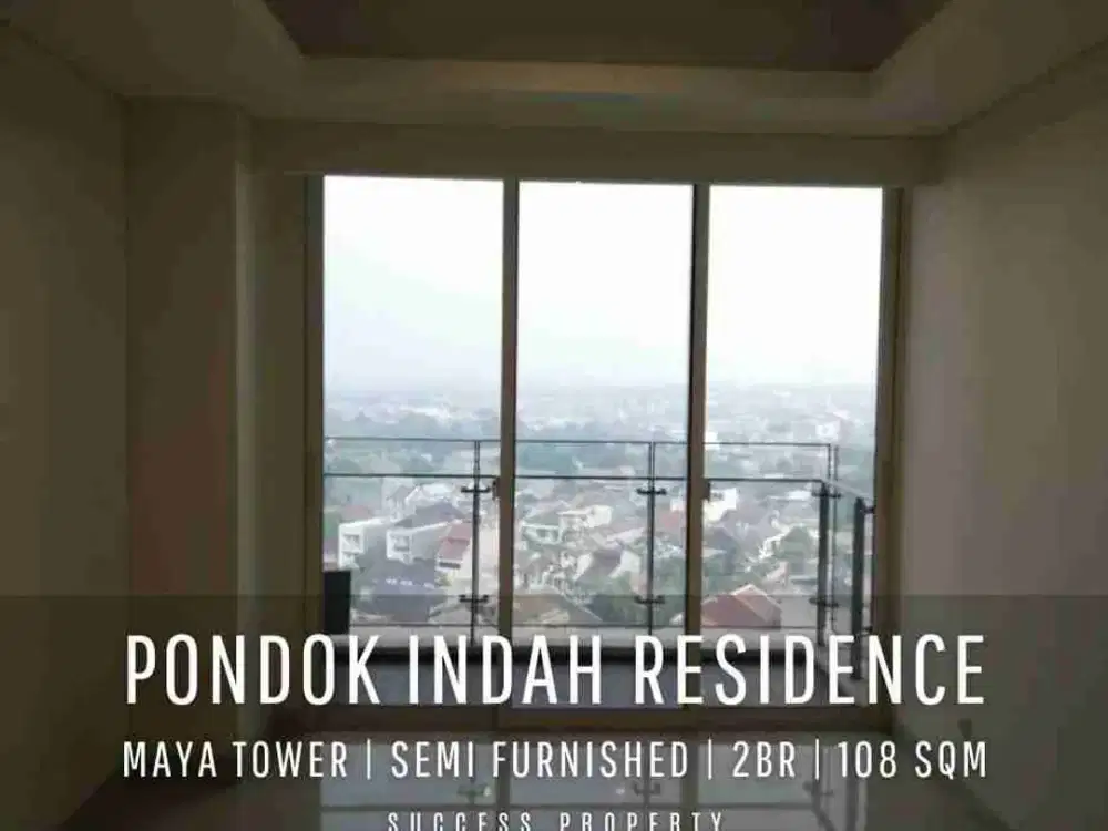 For Sell! Pondok Indah Residence Tower Maya Middle Floor 2BR with City View