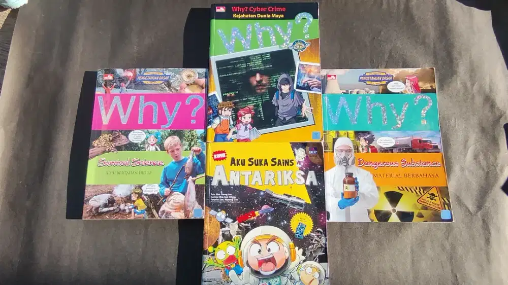 Bundle 4 Komik Edukasi Why? Series Original Elex Media