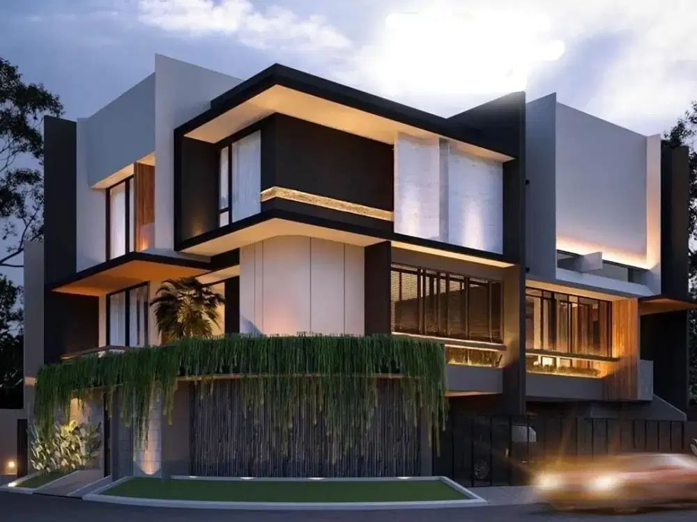 RUMAH HOOK  3 LANTAI BARU GRESS MANYAR KERTOADI ROW JALAN 5 MOBIL