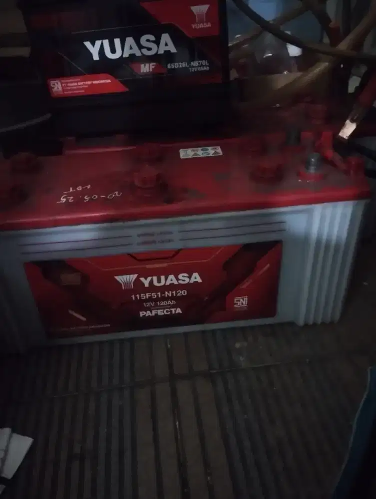 Aki copotan N120ah bagus siap pakai.