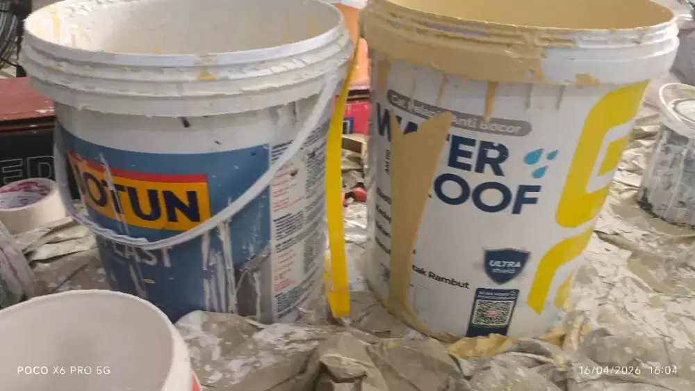 CAT WATERPROOF BARU TIDAK JADI PAKAI