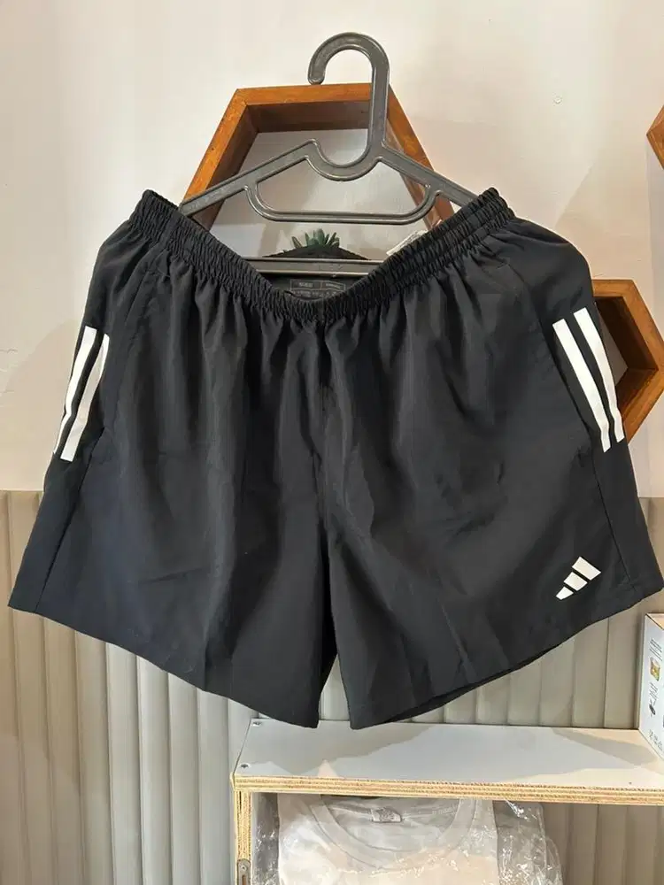 Adidas aeroready black, celana olah raga pria