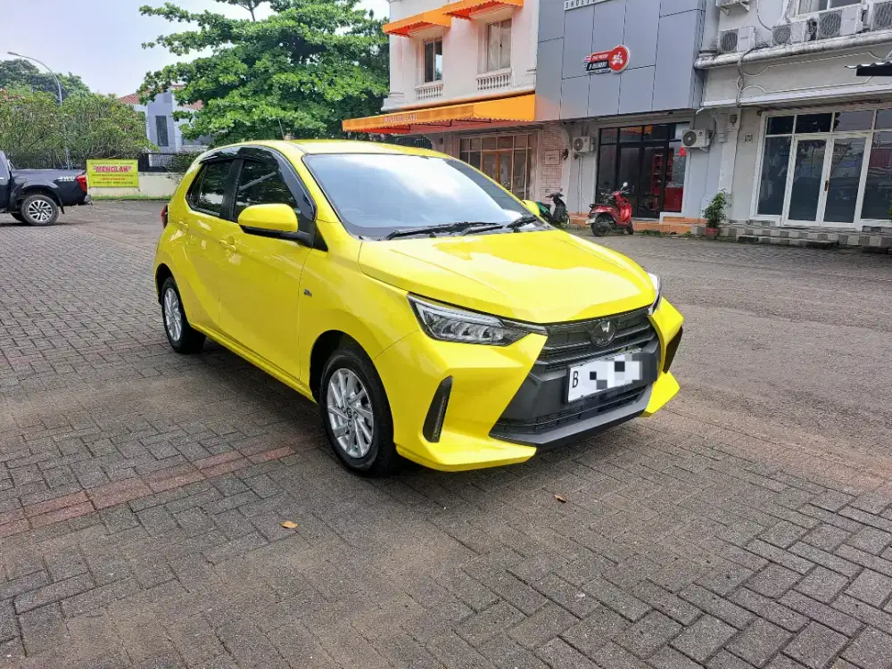 KM 20RB Jual Cash New Agya G Automatic CVT 2023 Kuning Toyota