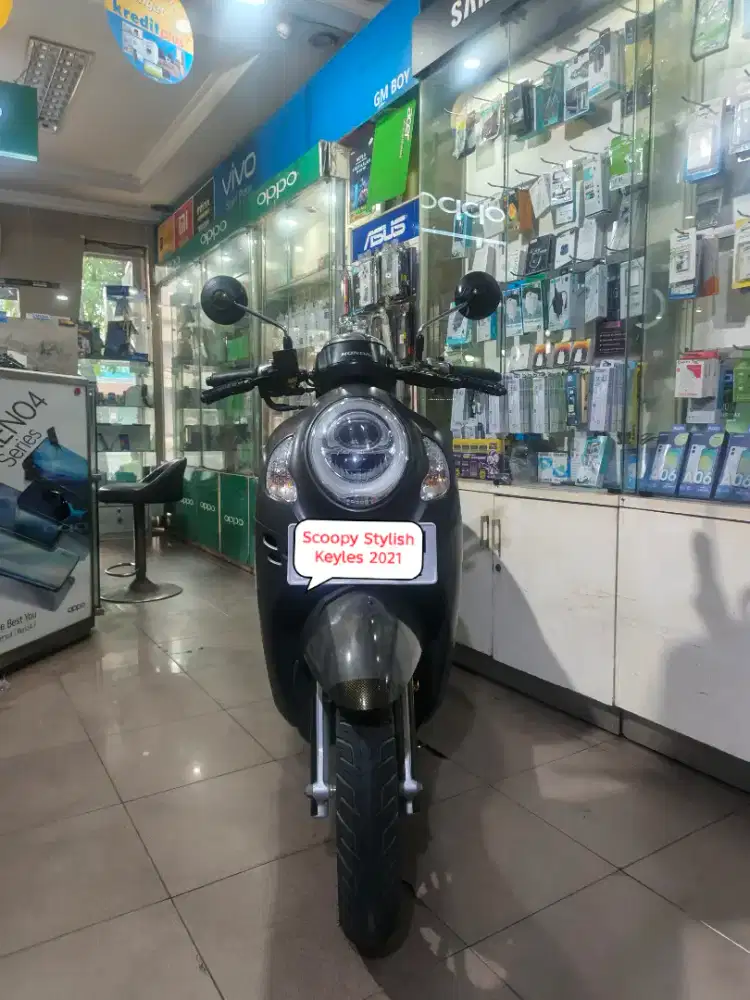 Honda Scoopy Stylish 2021 Keylea Remoted kondisi lengkap mulus Keren