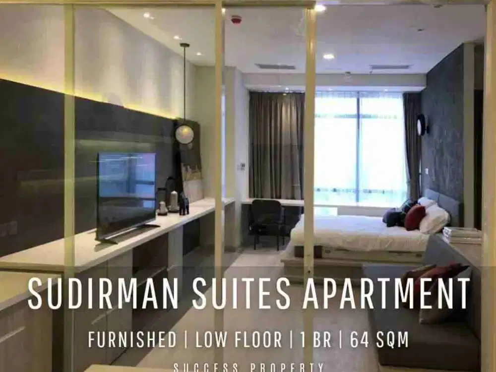 For Sell! Sudirman Suites Tower 1 Low Floor Fully Furnished with Sudirman View