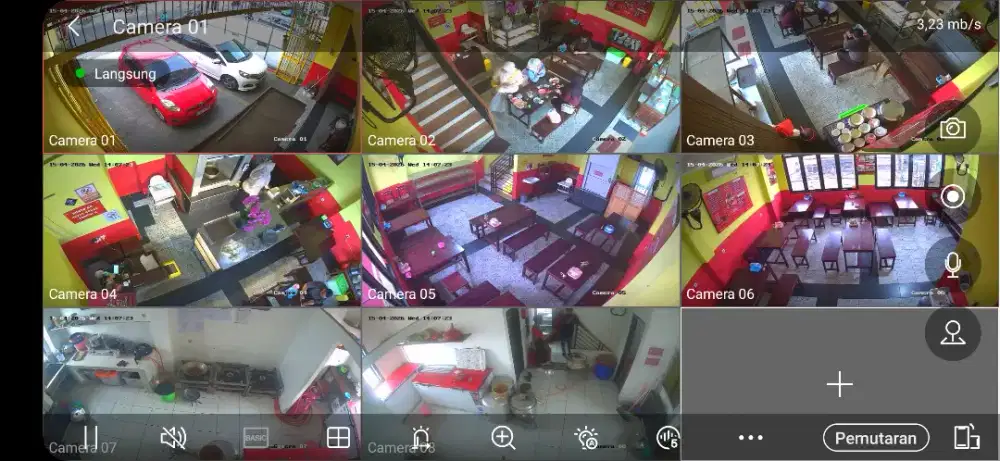 Cctv hikvision paket 2jtan 2 camera 2mp free