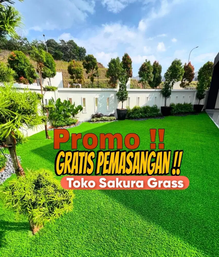 Rumput Sintetis Taman / Caffe Termurah Buat Taman
