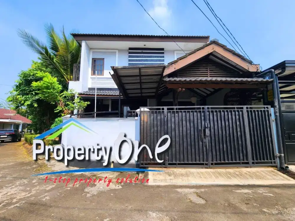 Jual Rumah 2,5 Lantai di Griya Loka BSD Posisi Hook Samping Taman