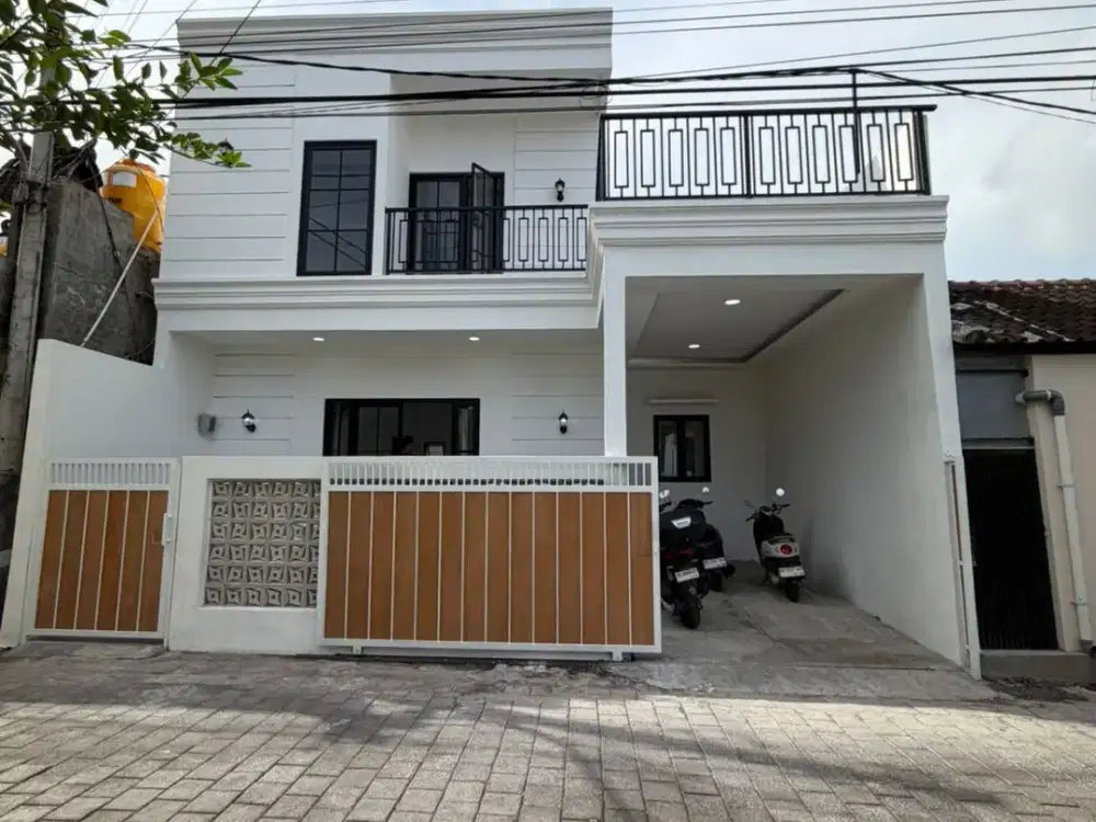 Dijual Rumah Baru lantai 2 di Jalan Pendidikan - Denpasar Selatan.