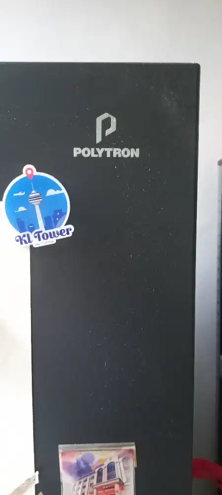 kulkas Polytron inverter dua pintu kondisi tidak dingin
