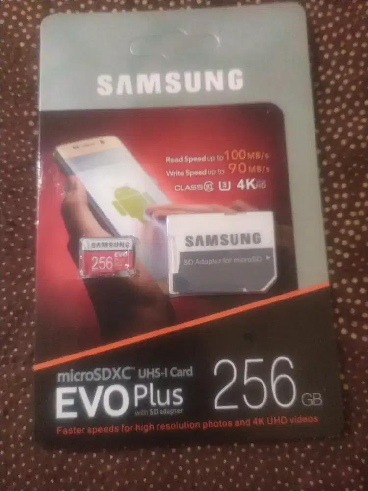 Micro SD Card Samsung Evo Plus 256gb. New.