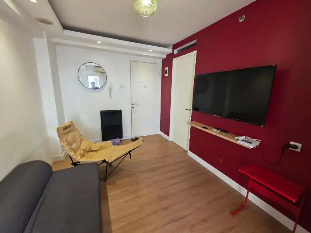 Sewa Bulanan Tahunan 2 Bedroom Bagus Apartemen Bassura City Free IPL