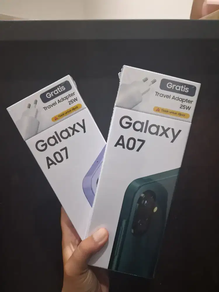 SAMSUNG A07 64GB NEW GARANSI RESMI FREE ADAPTER