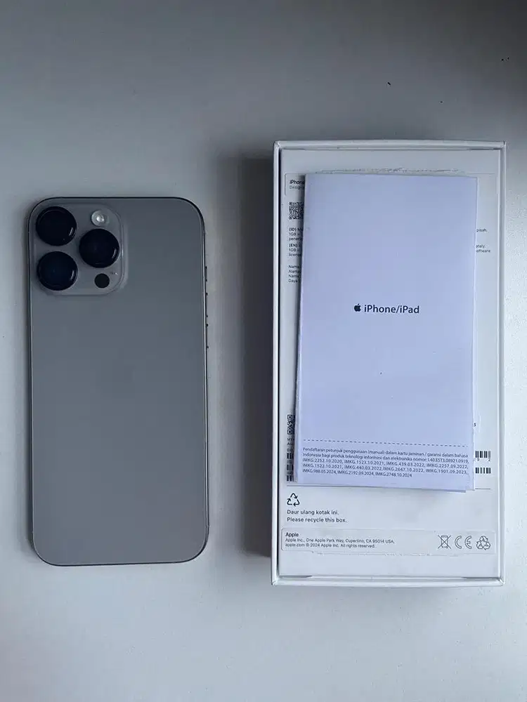 Iphone 16 Pro Max 256 IBOX Mulus Garansi