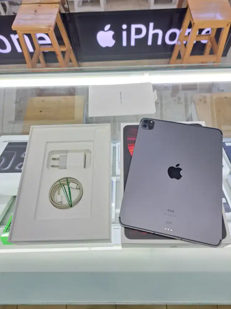 IPad Pro M1 11 Inch 256GB Wifi Cell Gray Ex IBOX Mulus FullsetNego